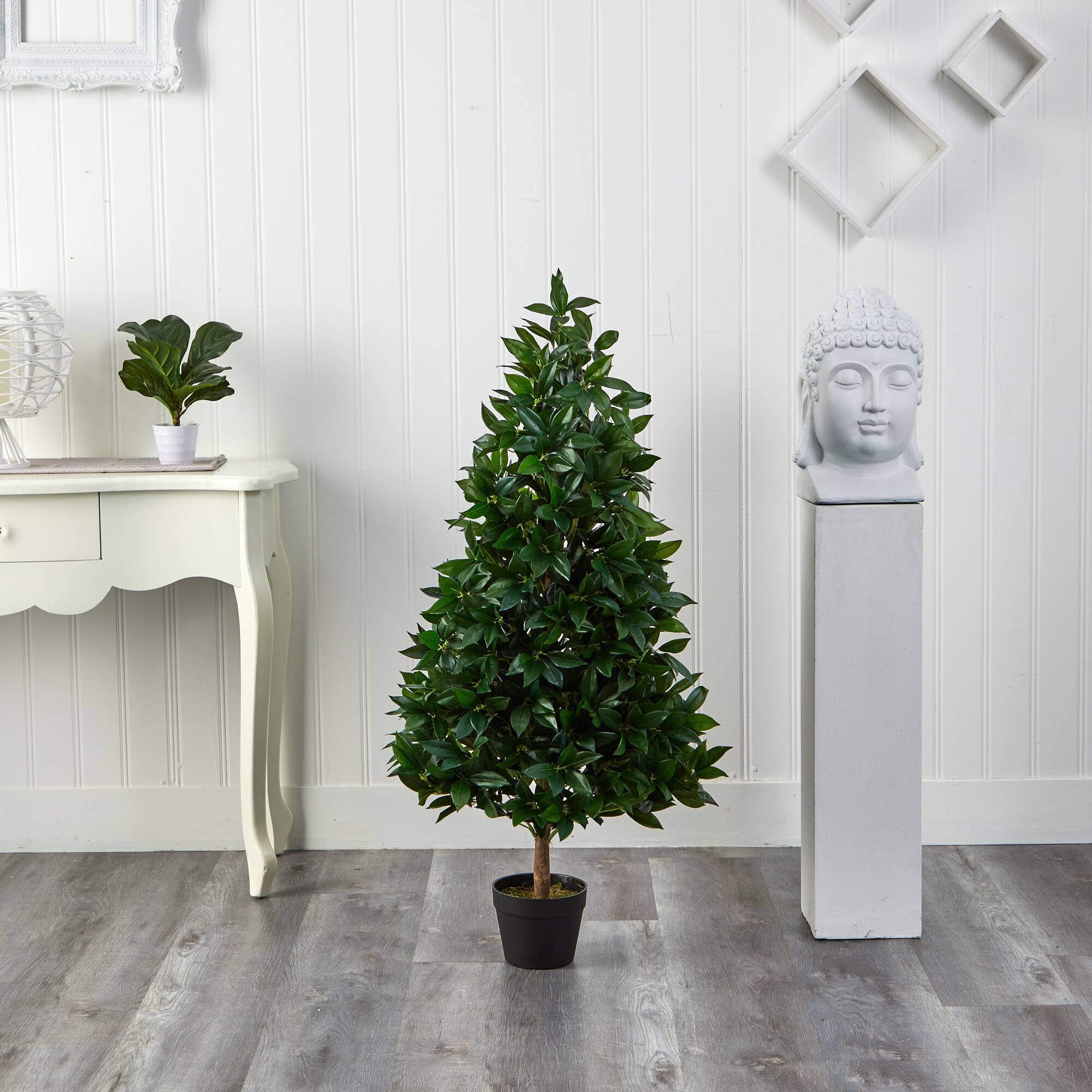 4ft. Potted Bay Leaf Topiary Tree